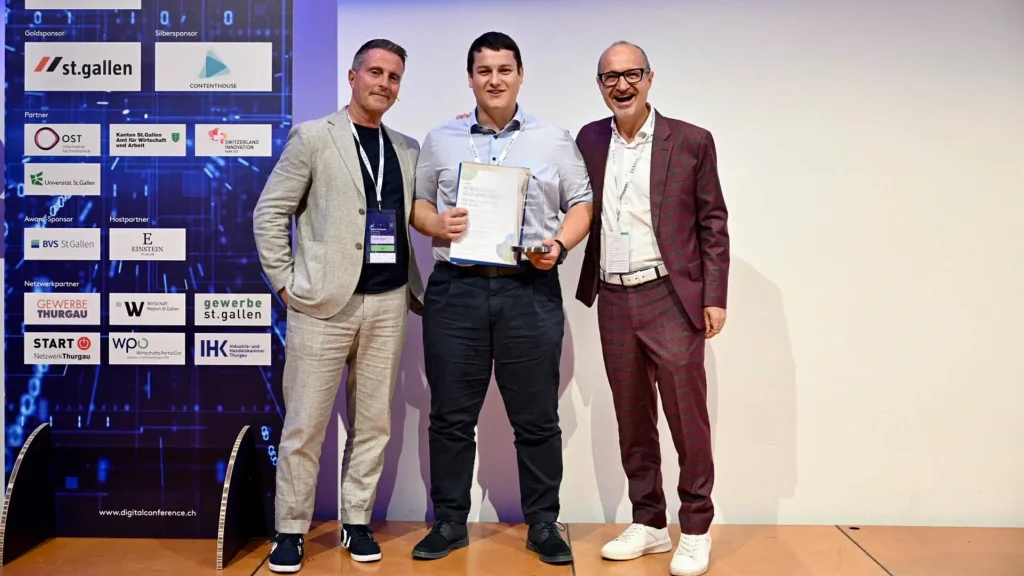 BVS - BVS als Awardsponsor: Stefan Bamberger ist Digital Shaper Ostschweiz 2025