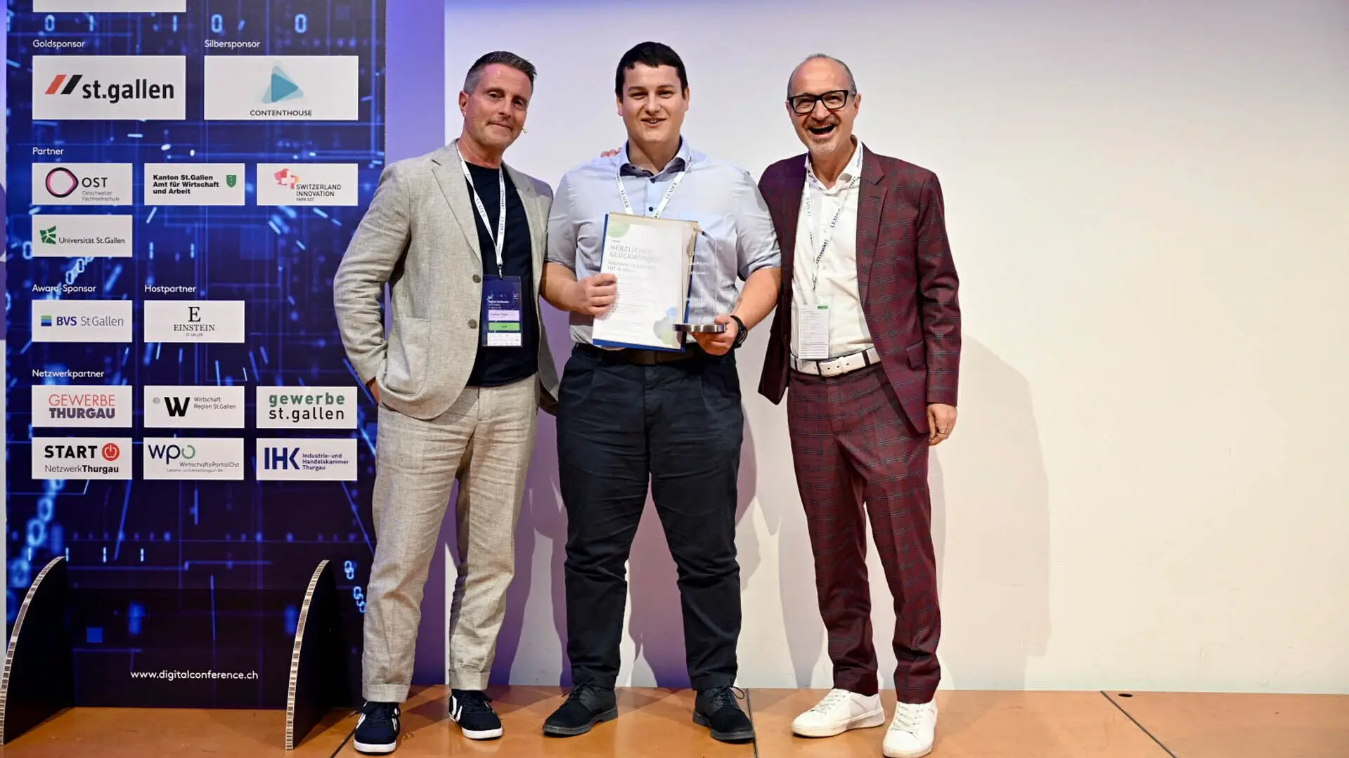 BVS - BVS als Awardsponsor: Stefan Bamberger ist Digital Shaper Ostschweiz 2025