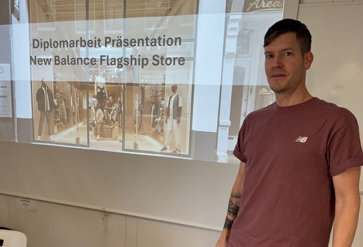 BVS - Von der Diplomarbeit zum Flagship Store: BVS-Absolvent plant für New Balance in Zürich